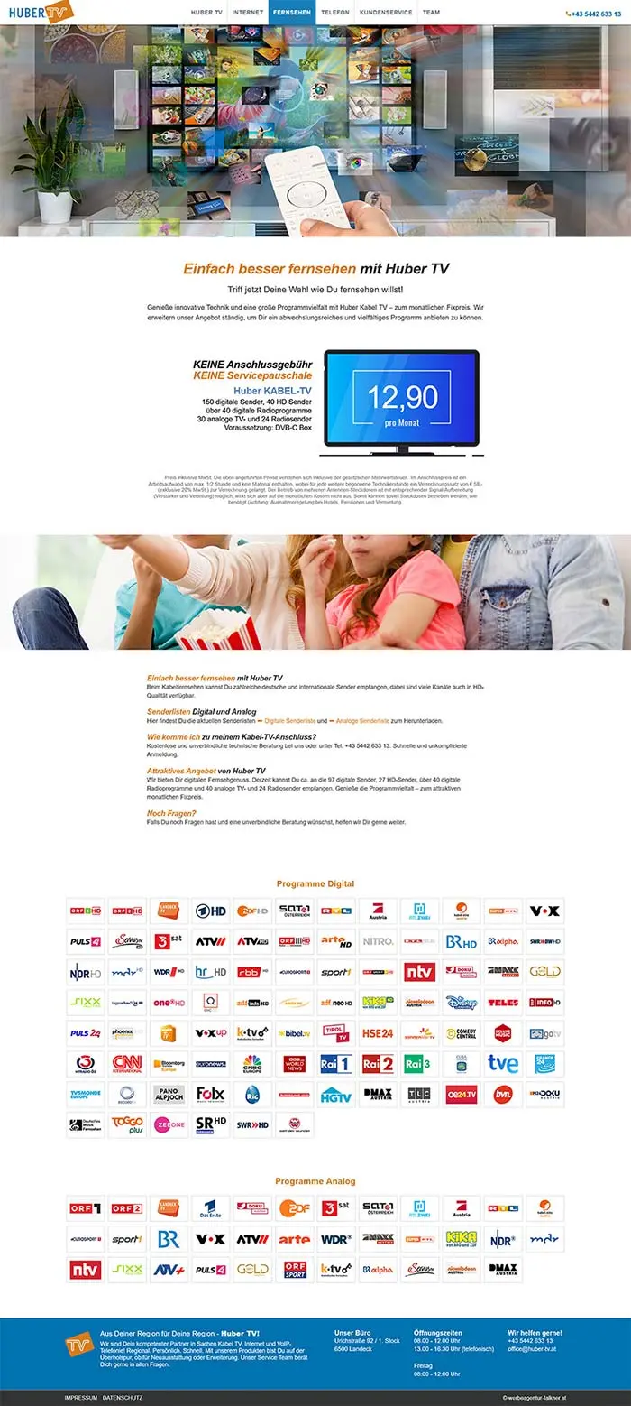 Huber TV + Kabel TV