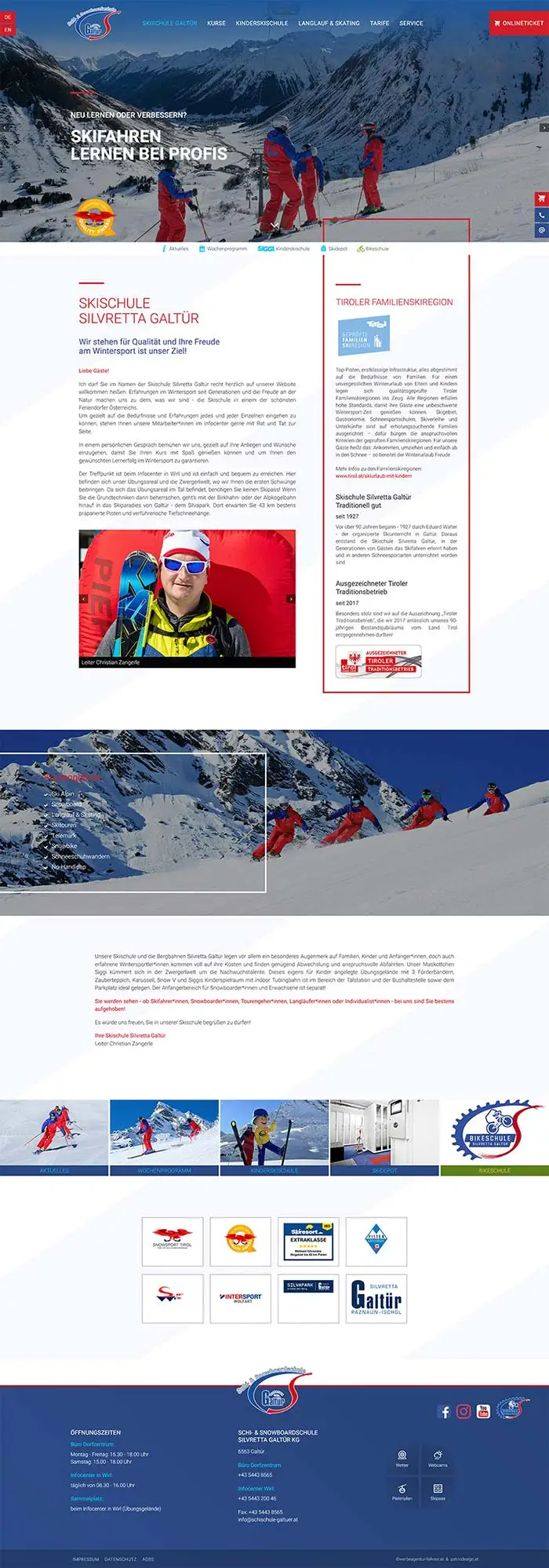 Schi- Snowboardschule Galtür