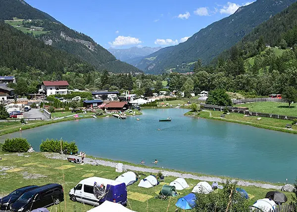 Visual der Website Camping Via Claudiasee