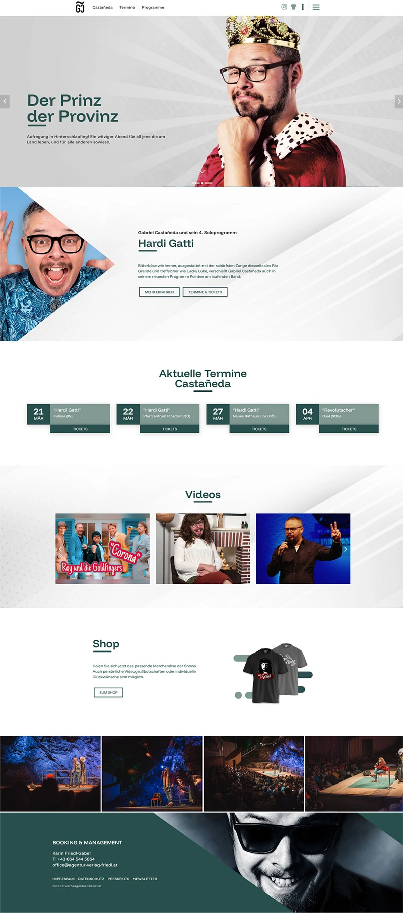 Website-Vorschau Gabriel Castañeda